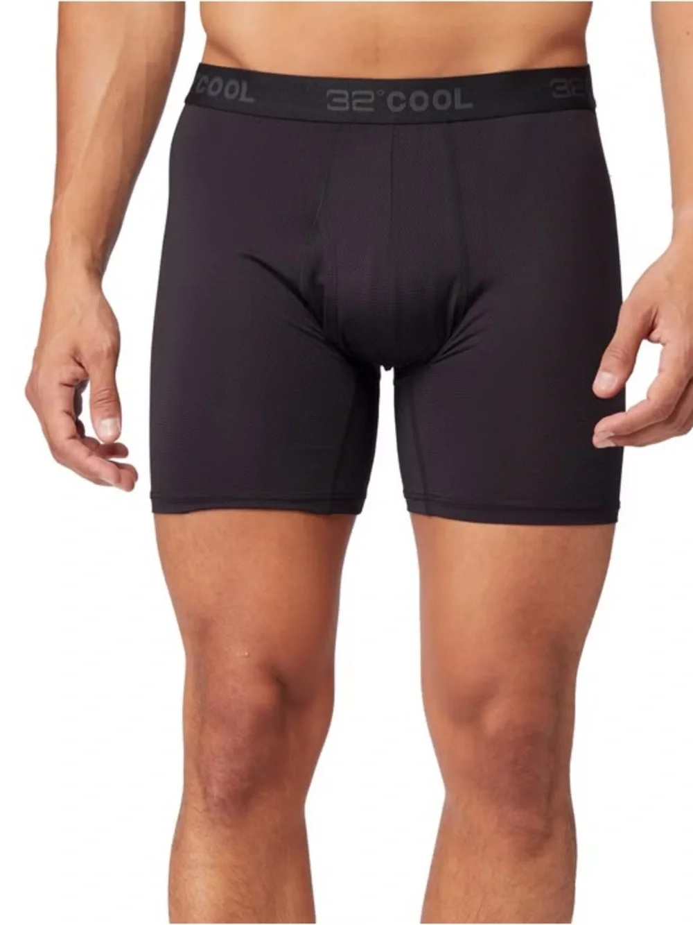 32 Degrees Men's Comfort Mesh Boxer Brief, Black, Large, 6 pack - NWT